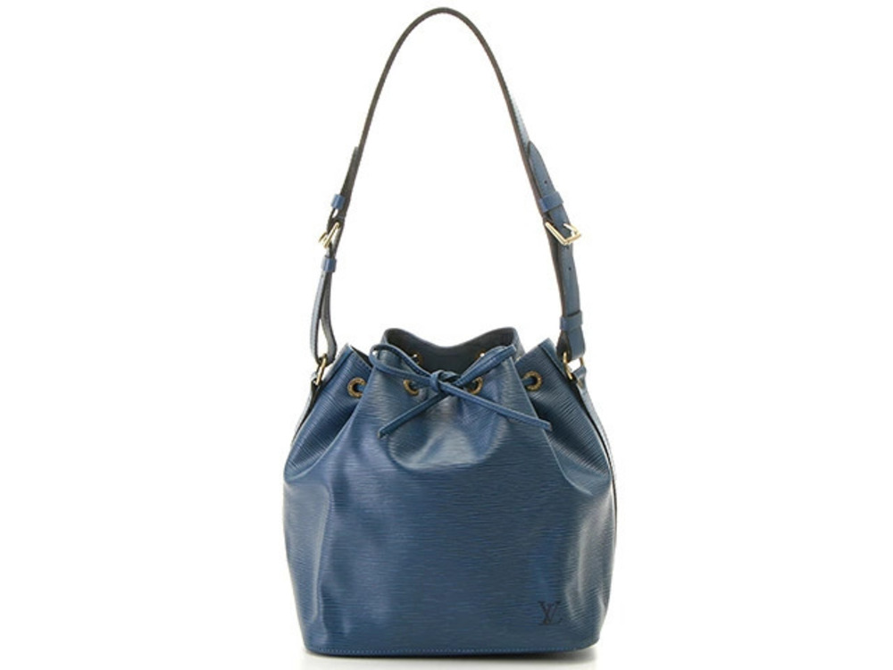 LOUIS VUITTON Shoulder Bag Hobo Epi Leather Toledo Blue
